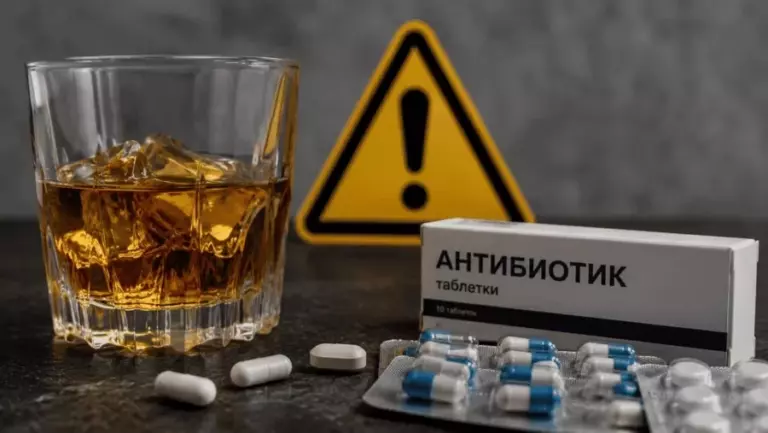 антибиотики с алкоголем
